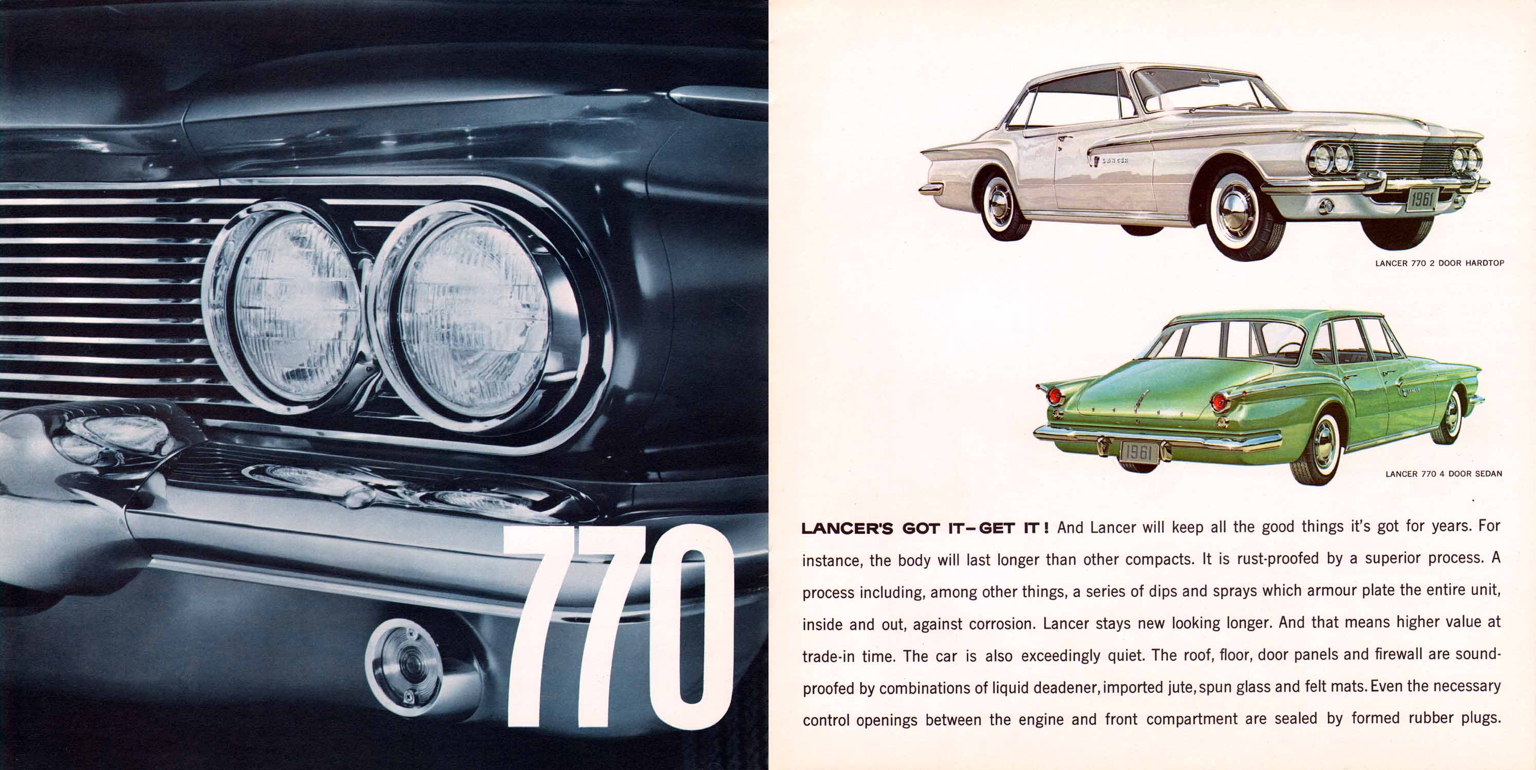 1961 Dodge Lancer Prestige Brochure Page 9